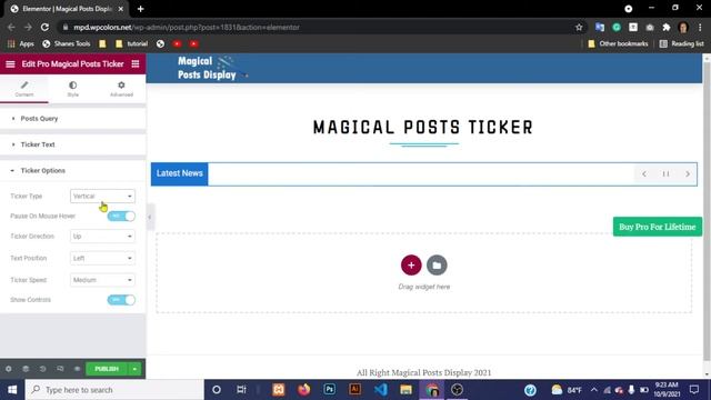 WordPress Posts Ticker Elementor Tutorial For Latest Posts And News Display смотреть онлайн