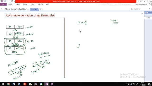 Java DS 14 - Stack Implementation using Linked List смотреть онлайн