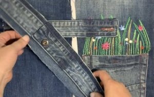 ?Из старых джинсов мужа - новая сумка мне)))?