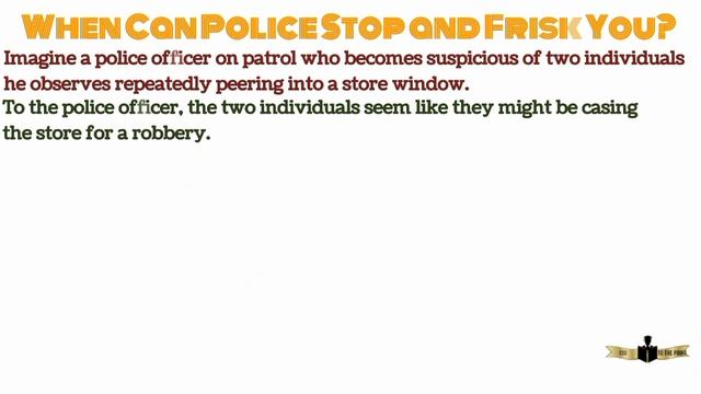 What is Stop and Frisk? Terry v. Ohio #css #criminology смотреть онлайн
