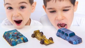 ШОКОЛАД или НАСТОЯЩЕЕ?! Челлендж с машинками.