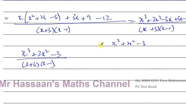 A2 (IAL) Pure Mathematics (P3)-Text Book - Chapter Review 1 p9 Q8 Algebraic Fractions смотреть онлайн