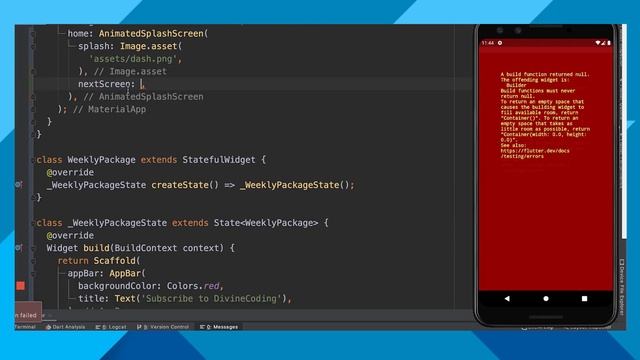 Flutter Animated Splash Screen with different animations ( Package of the Week ?) смотреть онлайн