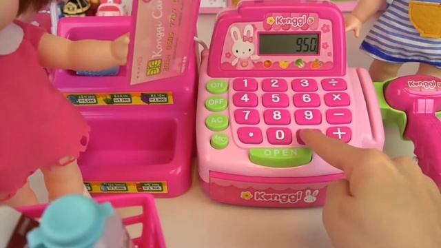 Детские Куклы Mart Регистр и Холодильник Еда Игрушки Игры смотреть онлайн