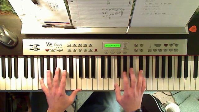 Heart - Alone, Piano Cover w/chords смотреть онлайн