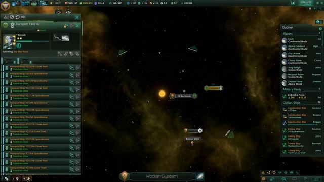 Stellaris Human Empire of Psionics - Part 37 - Expanding through outposts смотреть онлайн