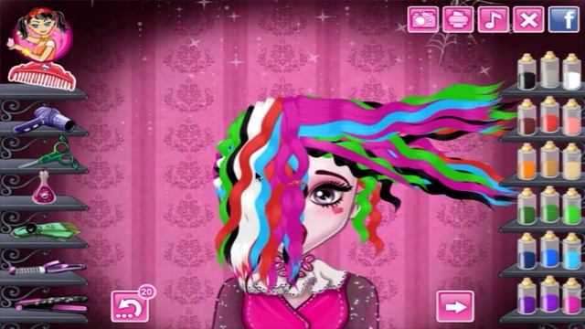 Игра "Парикмахерская Монстр Хай" смотреть онлайн