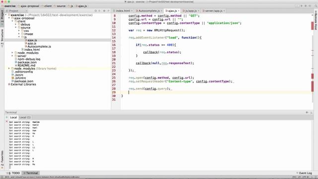 1DV022 - Demo - Ajax Autocomplete смотреть онлайн
