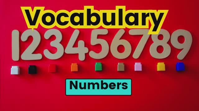 Learn English Vocabulary. Numbers