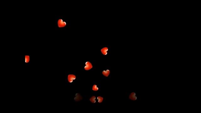 Футаж- Мелкие сердечки смотреть онлайн