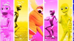 Dame tu Cosita VS Me Kemaste VS Crazy Frog VS Alien Green VS Gummy Bear VS Bad Santa dance challeng