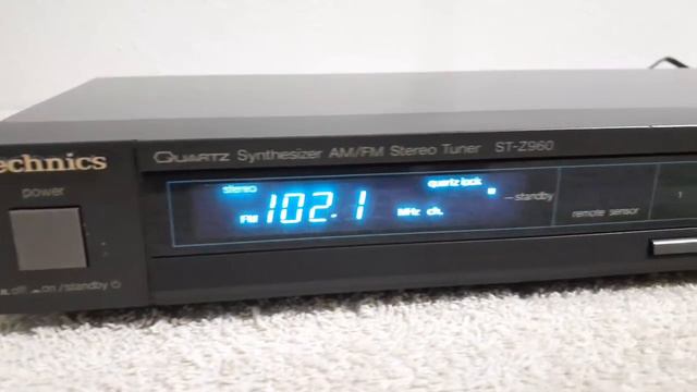 Technics Quartz Synthesizer AM/FM Stereo Tuner ST-Z960. ⭐ TESTED смотреть онлайн