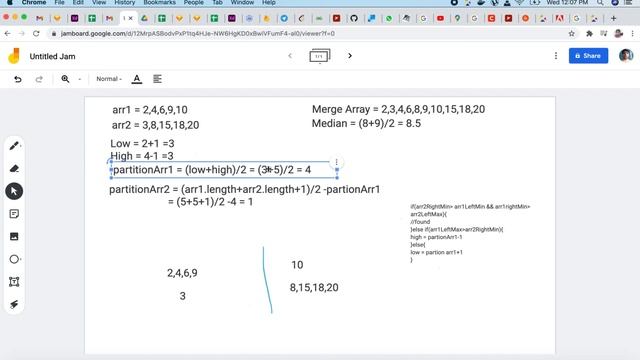 LeetCode 4. Median of Two Sorted Arrays (Binary Search) | Java Programming Tutorial | R4Tech смотреть онлайн