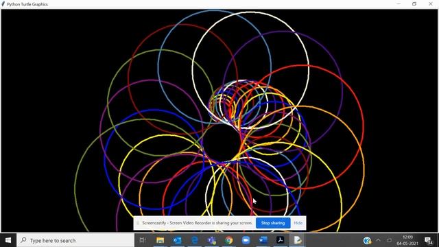 Python Turtle Graphics/KaleidoSpiral Output/Fun with Python Programming/coding/shapes using Python смотреть онлайн