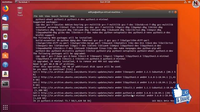 How To Install Python 3.6 In Ubuntu 18.04 || how to install python in ubuntu || pip 3 смотреть онлайн