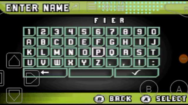 Need For Speed: Underground 2 (GBA) Enter Name смотреть онлайн