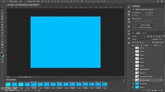 Photoshop CC | Crear un GIF animado (bien explicado) | Tutorial Español смотреть онлайн
