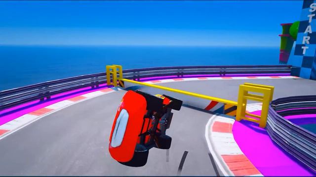 GTA V SPIDER-MAN 2, FIVE NIGHTS AT FREDDY'S, POPPY PLAYTIME CHAPTER 3 Join in Epic New Stunt Racing смотреть онлайн