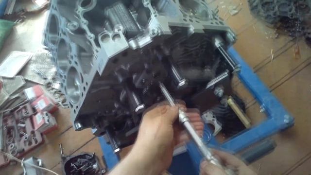 Установка балансировочного вала Капитальный ремонт и гильзовка двигателя BDW 2 4 Ауди А6 С6 смотреть онлайн