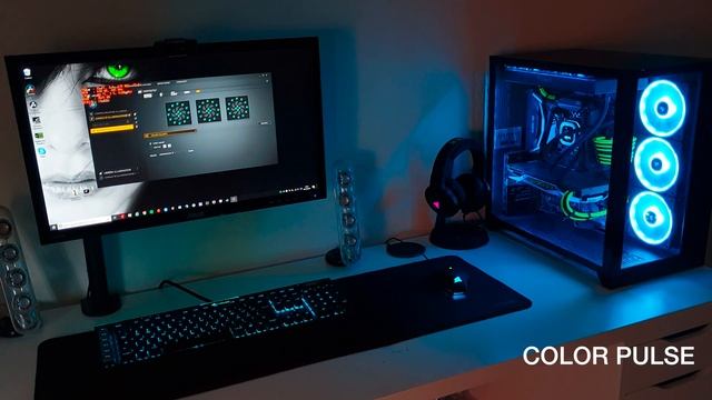iCue ALL LIGHTING EFFECTS - PC AND PERIPHERALS SYNC смотреть онлайн