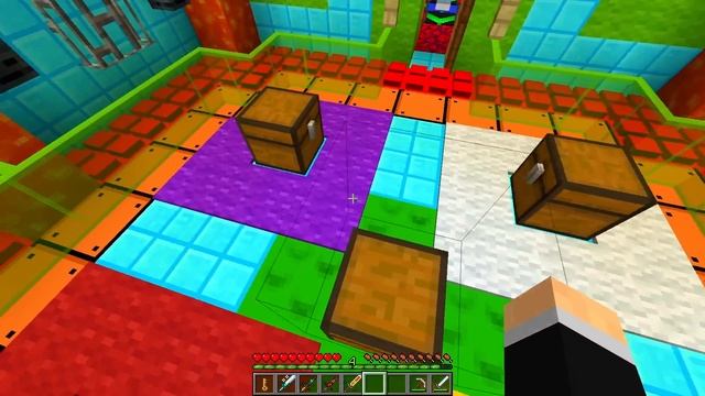 I found a VILLAGE UNDER the BIGGEST BED in Minecraft ! BIGGEST VILLAGER on THE SECRET BED ! смотреть онлайн
