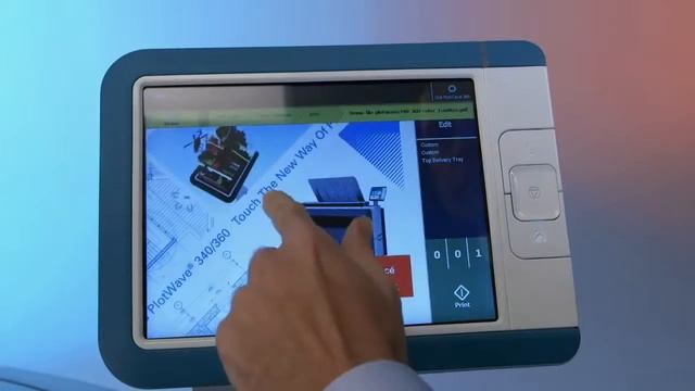 Лазерные плоттеры Oce PlotWave 340 и PlotWave 360 смотреть онлайн