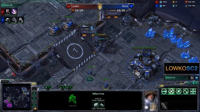 StarCraft II - Lowko vs Mute (ZvT) - All In Build Explained смотреть онлайн