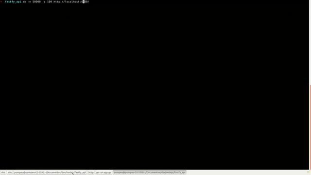 NodeJS (fastify) Vs Golang(fiber) benchmark смотреть онлайн