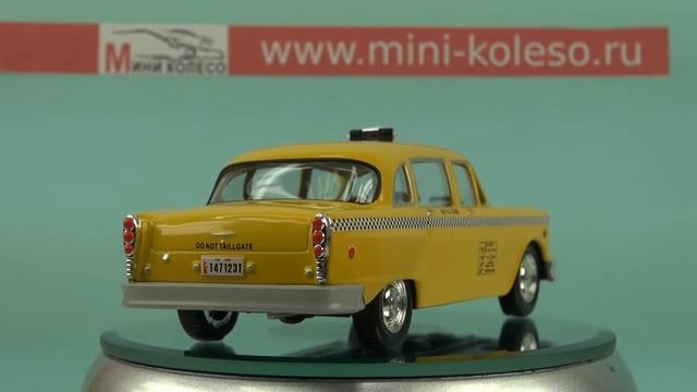 1:43 Чекер Такси Нью-Йорка — коллекционная масштабная модель смотреть онлайн