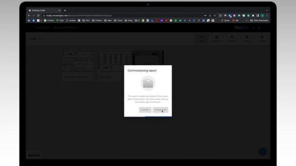 TruBlu Web Portal Training Chapter 10: Create Commissioning Reports