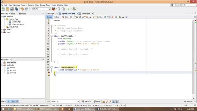 PHP Bangla Tutorial OOP (Object Oriented Programming) part 2 Property and Class Constant смотреть онлайн