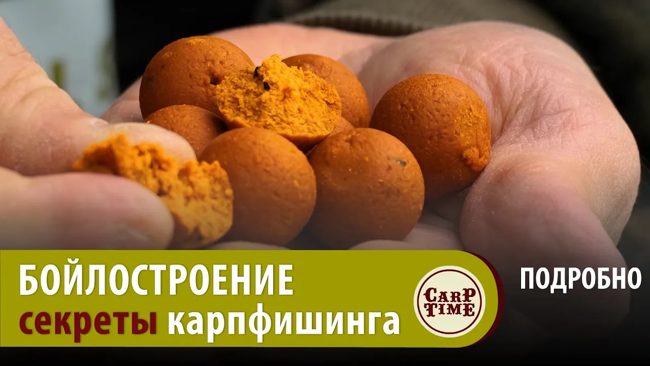 БОЙЛЫ для ЛОВЛИ карпа.  CarpTime Master Bait! ПОДРОБНО