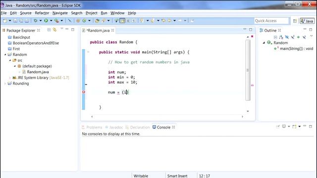 How to tutorial Java: Random numbers смотреть онлайн