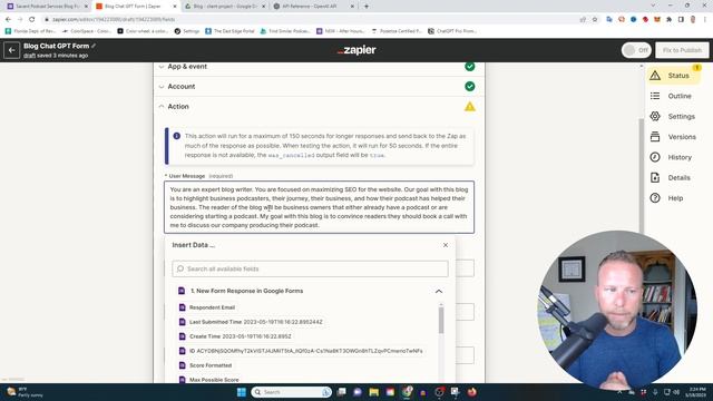 How to Use Chat GPT with Zapier for Blog Articles - Tutorial смотреть онлайн