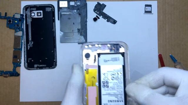 Как разобрать и как собрать телефон Samsung A5 2017 A520F/DS смотреть онлайн