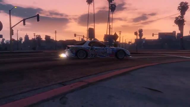 Montage De Drift! - Mazda RX-7 - GTA V - Prueba De Autos смотреть онлайн