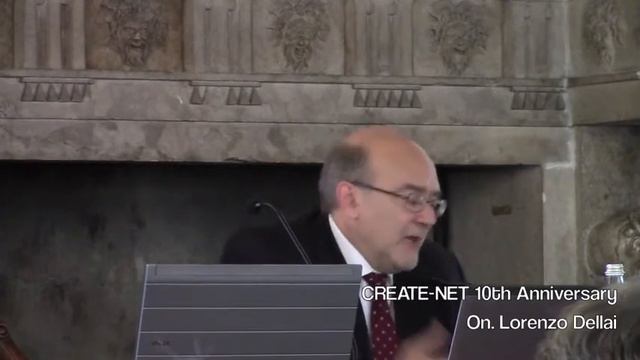 Lorenzo Dellai's speech @ CREATE-NET 10th anniversary смотреть онлайн