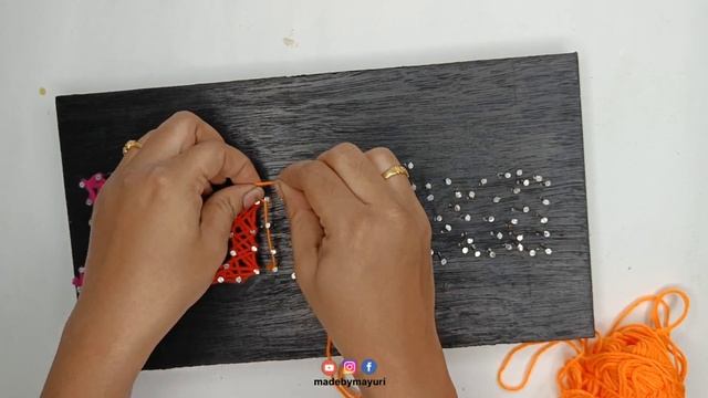 DIY String Art | String art tutorial | String art Name board | String art for beginners madebymayur смотреть онлайн