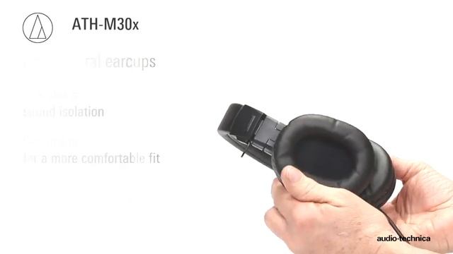 Audio-Technica ATH-M30x Professional Studio Monitor Headphone смотреть онлайн