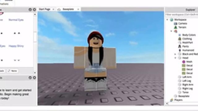 ROBLOX: How to change your models face :D (EDITED) смотреть онлайн