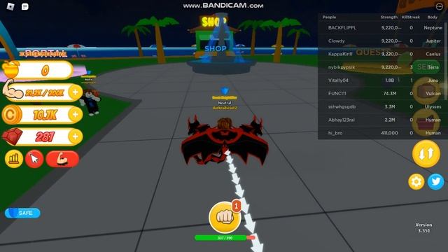 Playing Get Huge simulator Roblox смотреть онлайн