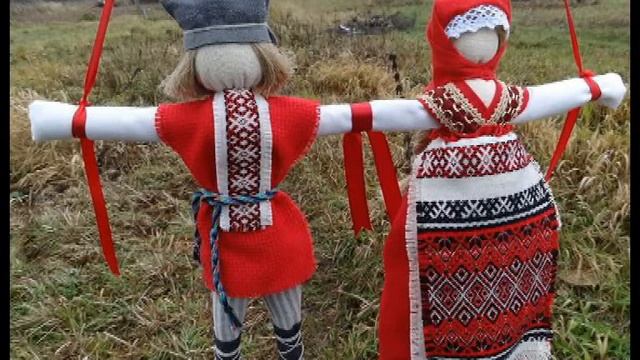 Народная обрядовая кукла НЕРАЗЛУЧНИКИ.