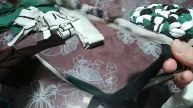 Разрезаю футболки и плету коврик ЧИЧКОВСКИМ плетением смотреть онлайн
