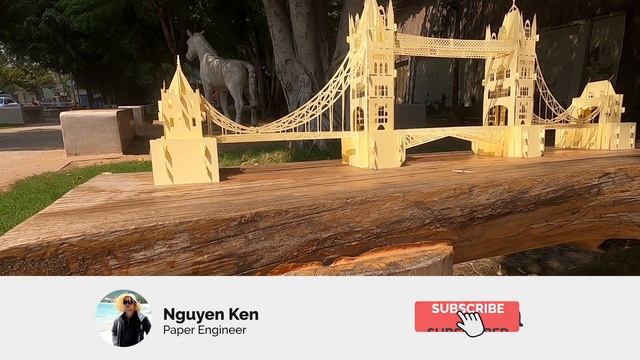 The Tower Bridge Kirigami Pop Up Origamic Architecture #MagicMoment #UnipopCards смотреть онлайн