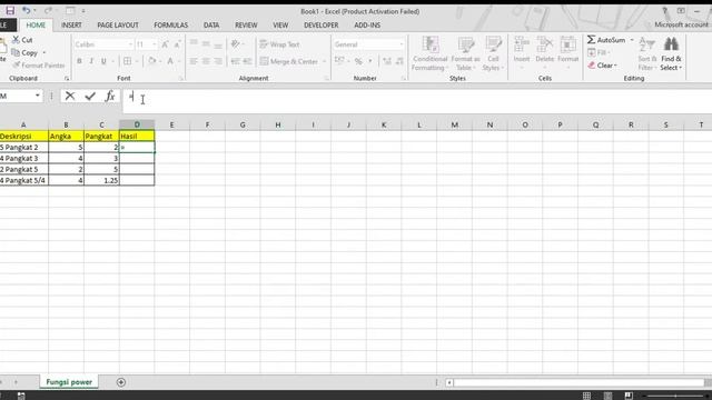 Fungsi Power pada excel смотреть онлайн