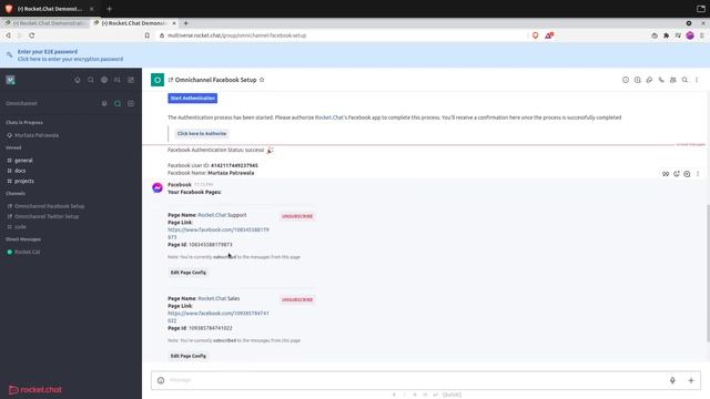 How to configure your Facebook Integration on Rocket.Chat смотреть онлайн