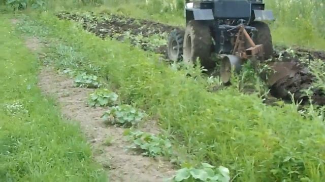 Самодельный полноприводный дизельный минитрактор. смотреть онлайн