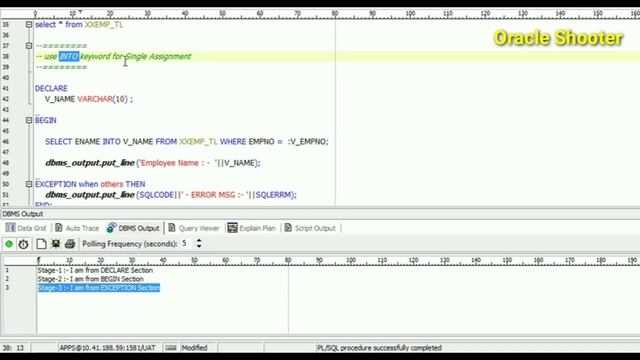 PL/SQL Tutorial #6: INTO and PIPE Operator in PLSQL смотреть онлайн