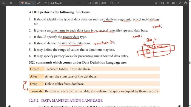 Components of sql and commands | 12th Computer Science | Chapter 12 important five mark | Tamil смотреть онлайн