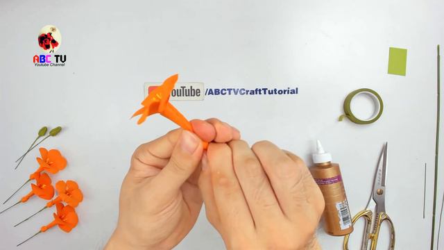 ABC TV | How To Make Chinese Trumpet Paper Flower - Craft Tutorial смотреть онлайн